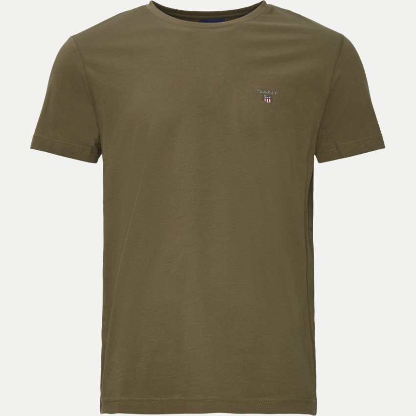 Gant T-shirts ORIGINAL SS T-SHIRT 234100 SS22 RACING GREEN
